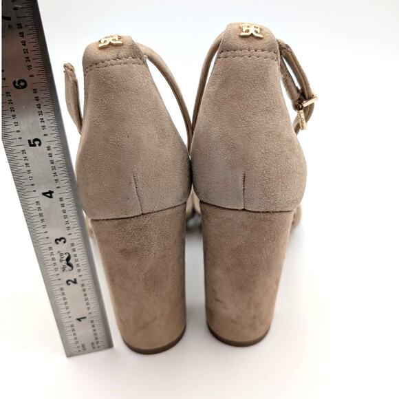 Sam Edelman Yancy Ankle Strap Block Heel Sandals Women's Size US5M EU35 - Picture 4 of 12
